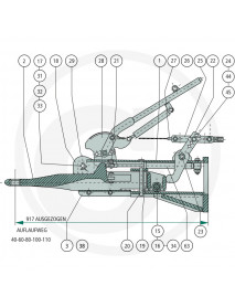 A.D.R Ložiskový čap 115 mm